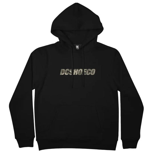 DC Shoes Kangaroo Hoodie Camo Fill WT23 Nero
