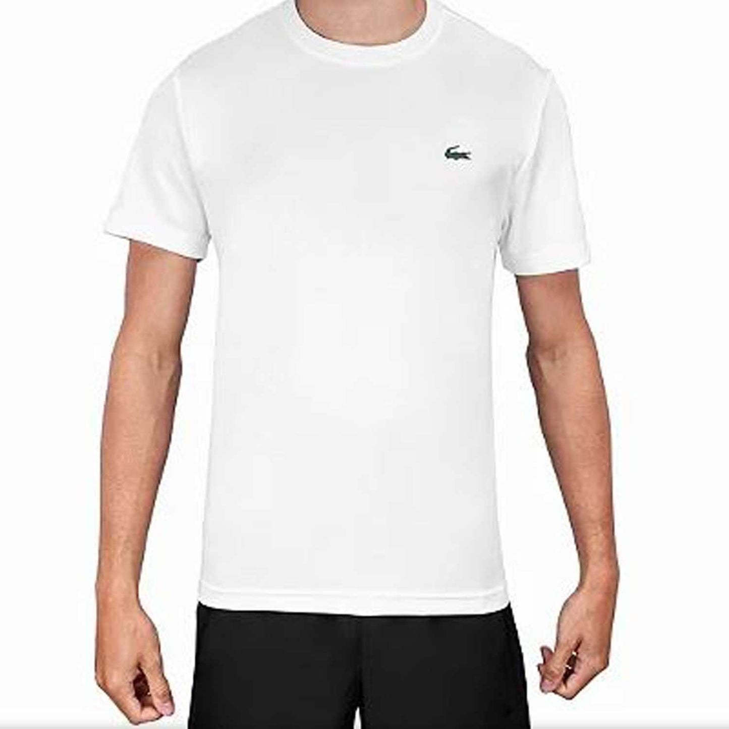 Maglietta Lacoste Basic Bianca Uomo
