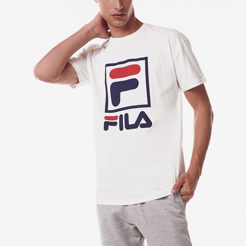 Camiseta Fila Stack New Hombre - Blanca