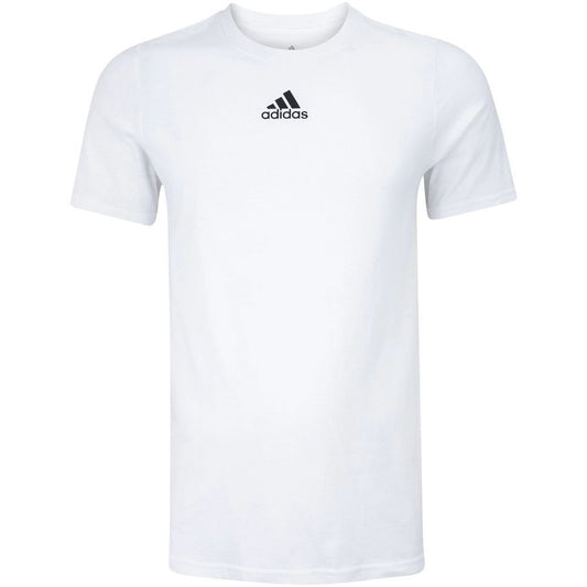 Maglietta Adidas da uomo con logo piccolo - Bianco