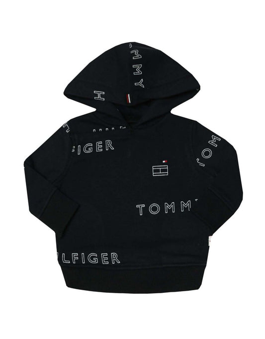 Tommy Hilfiger Infant Boys' Repeat Logo Hoodie in Blue