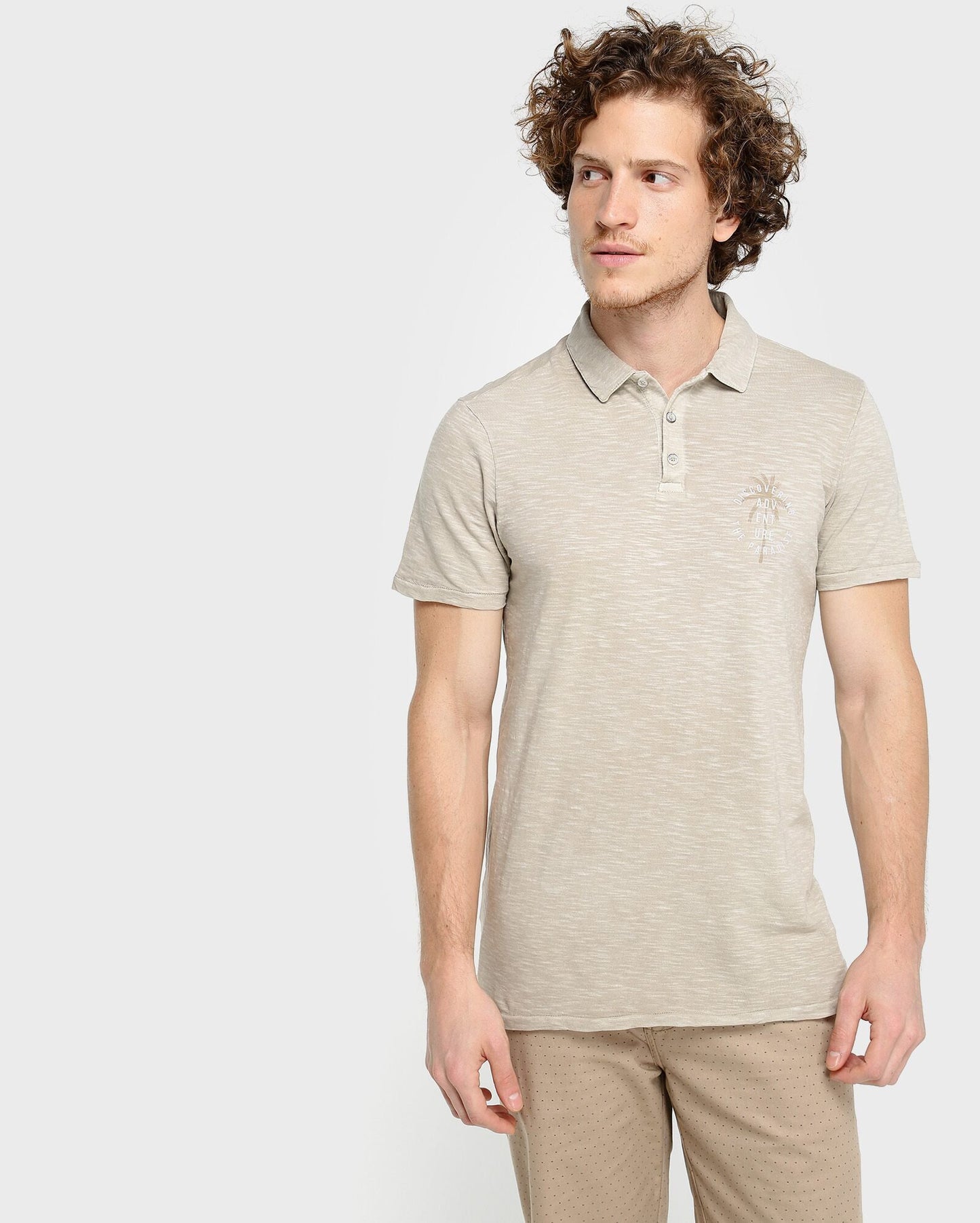 Camisa polo Discovering Plus Size