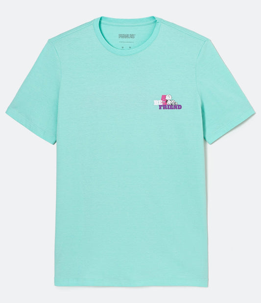 Camiseta azul con estampado de Snoopy