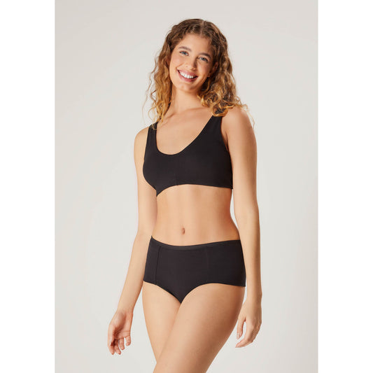 Basic Double Front Hot Pants Panties