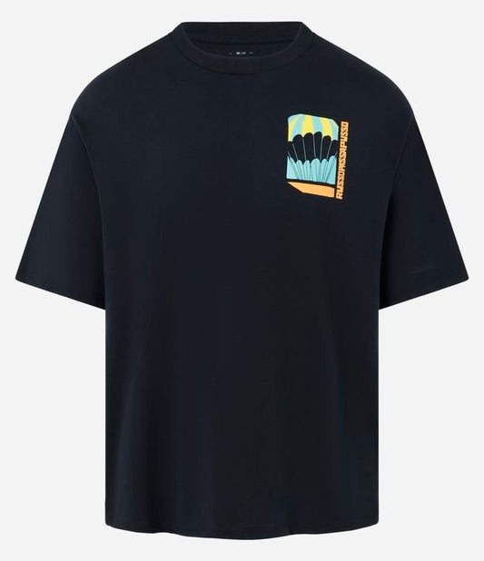 Camiseta de algodón con estampado Mirage Paradise de Russo Passapusso - Negro