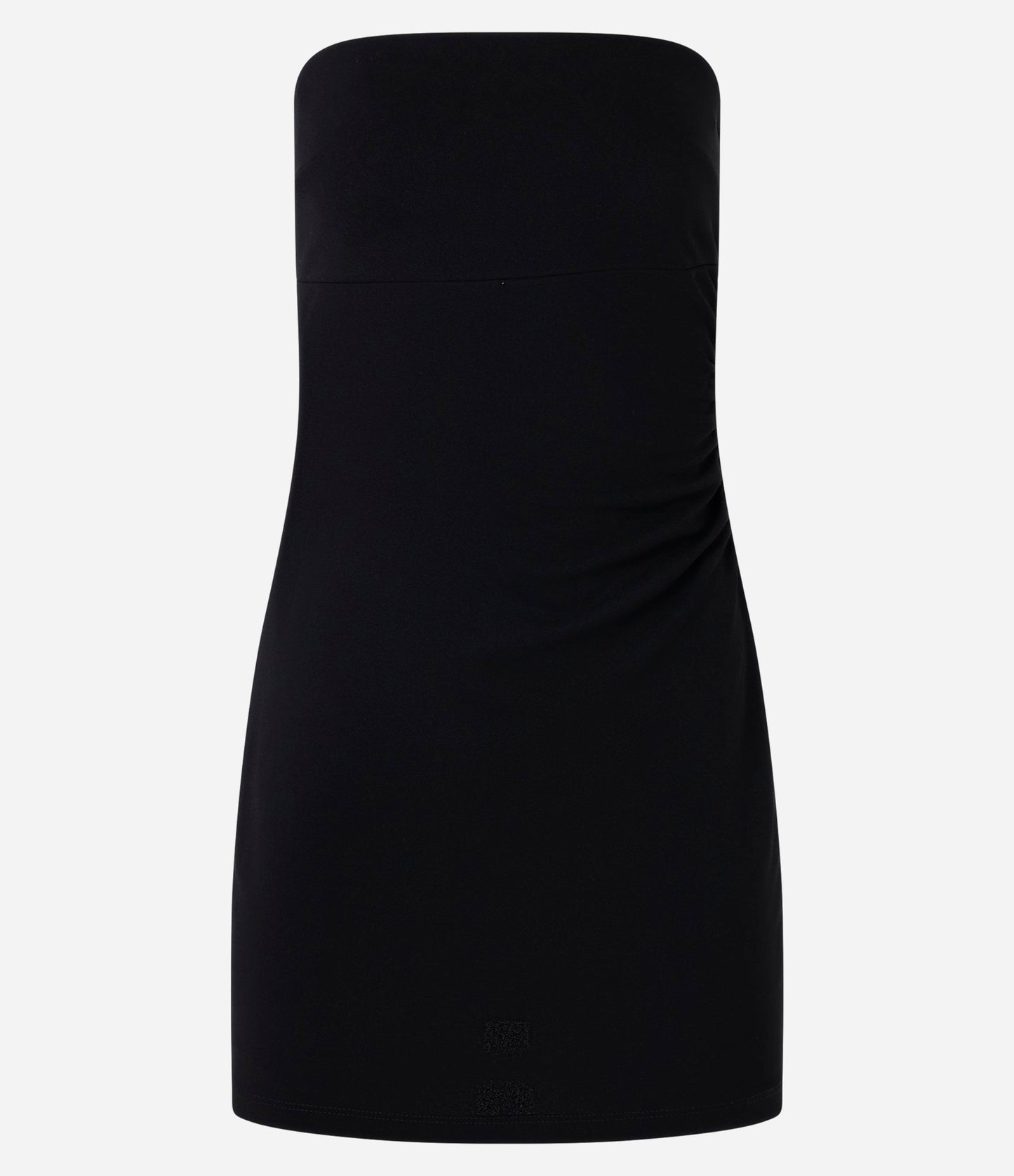 Vestito corto nero senza spalline