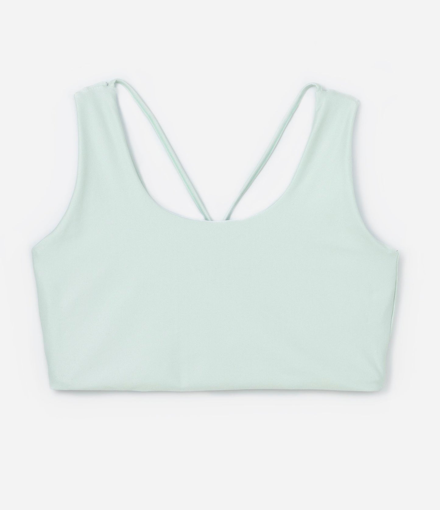 Canotta sportiva verde con tecnologia Dry e spalline per migliorare le curve, disponibile in taglie forti