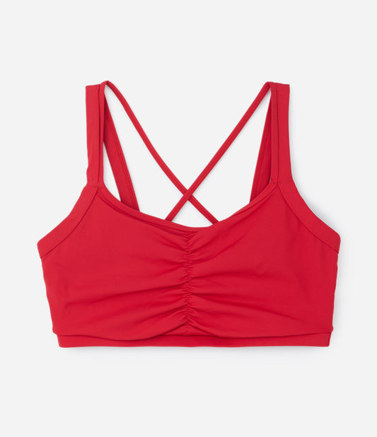 Top sportivo con tecnologia Red Dry, senza imbottitura, disponibile per taglie forti e taglie forti