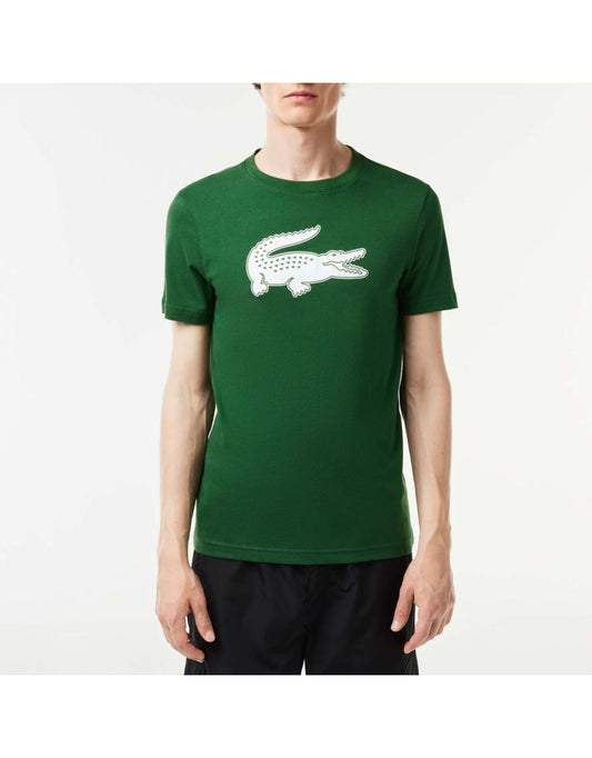 Camiseta esportiva masculina com logotipo Lacoste Ultra Dry XXL