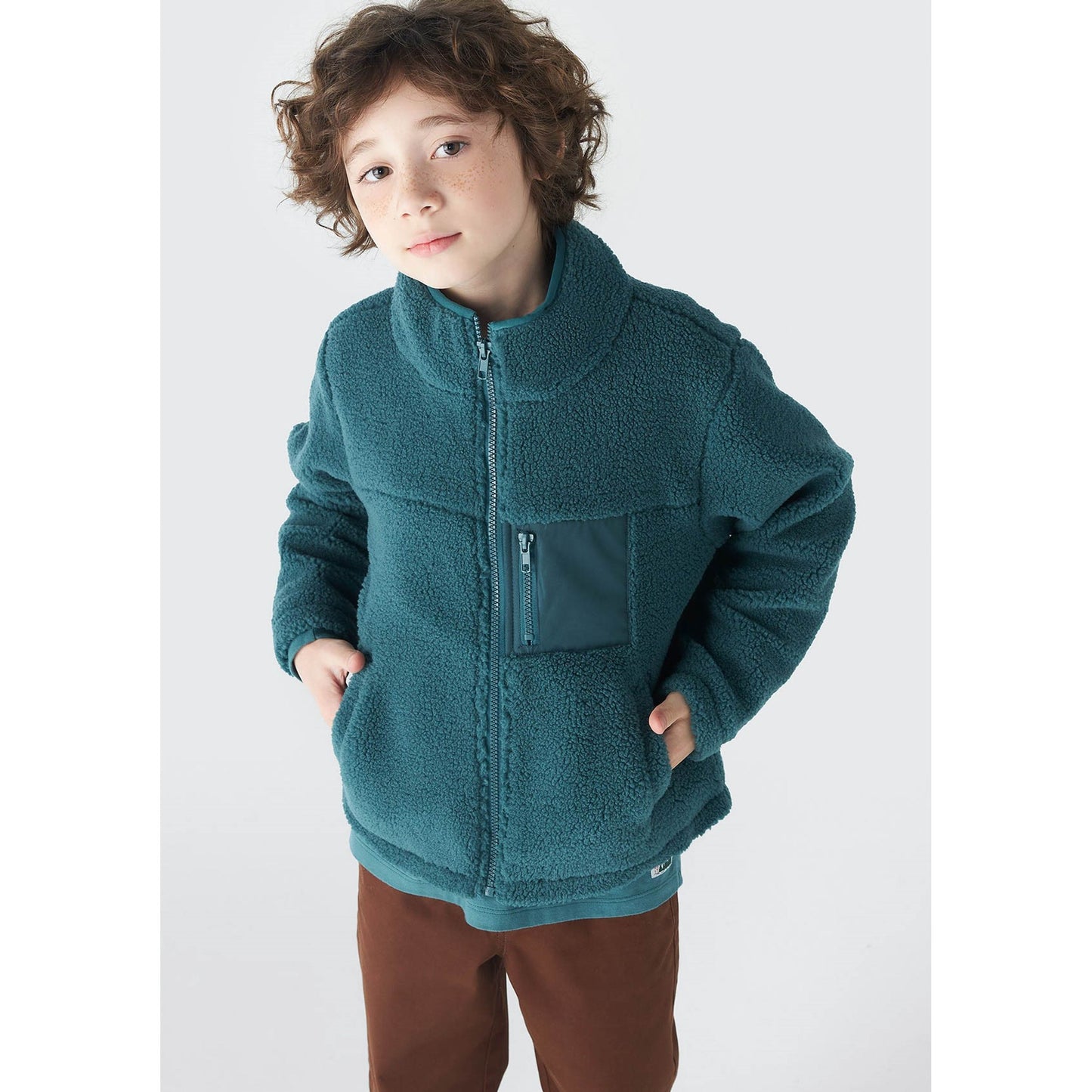 Giacca in pile da ragazzo