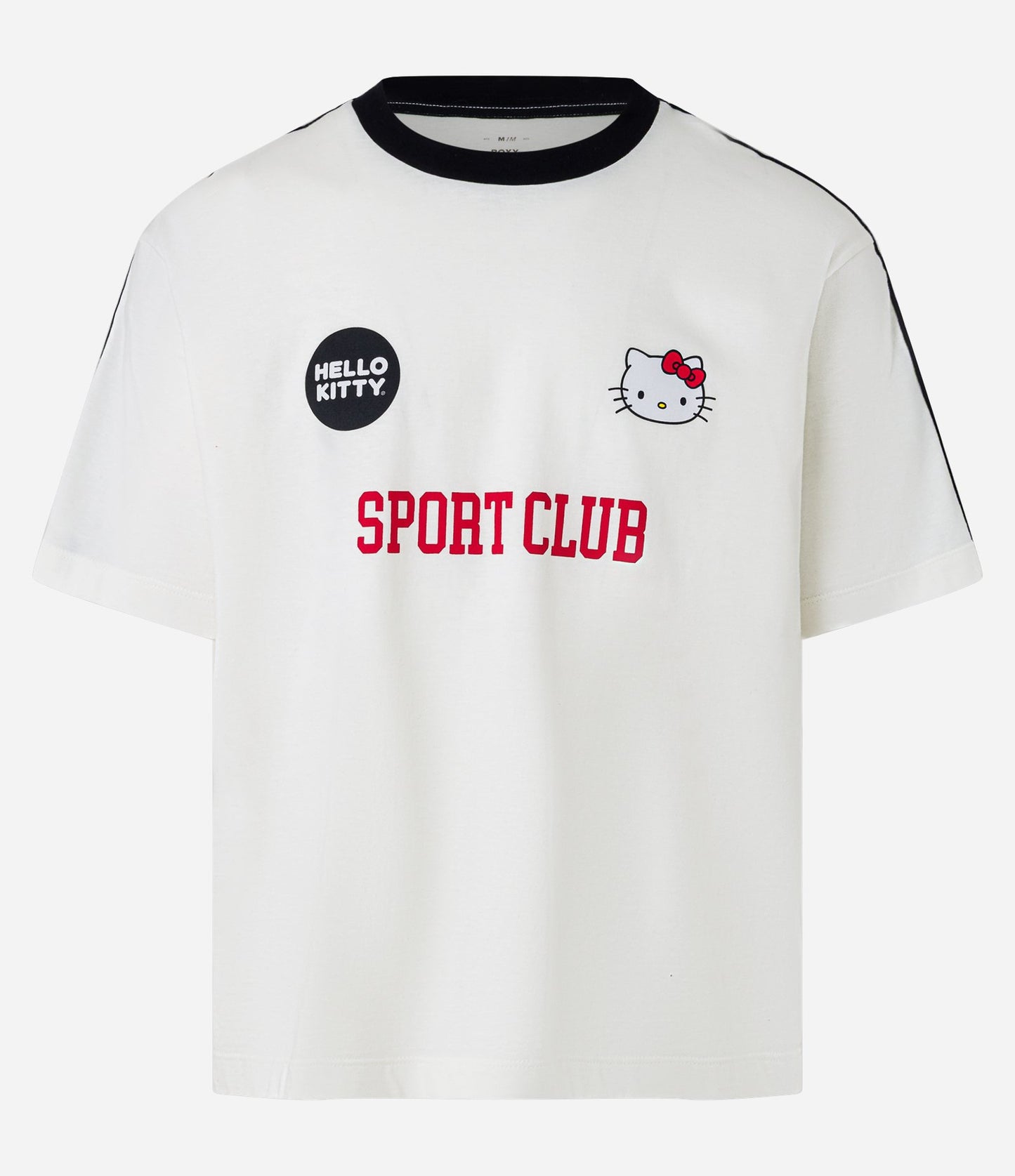 Camiseta de algodón Hello Kitty Sport Club Off-White Boxy