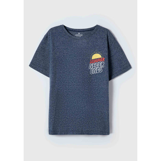Maglietta tradizionale a maniche corte da ragazzo con stampa Hering Kids