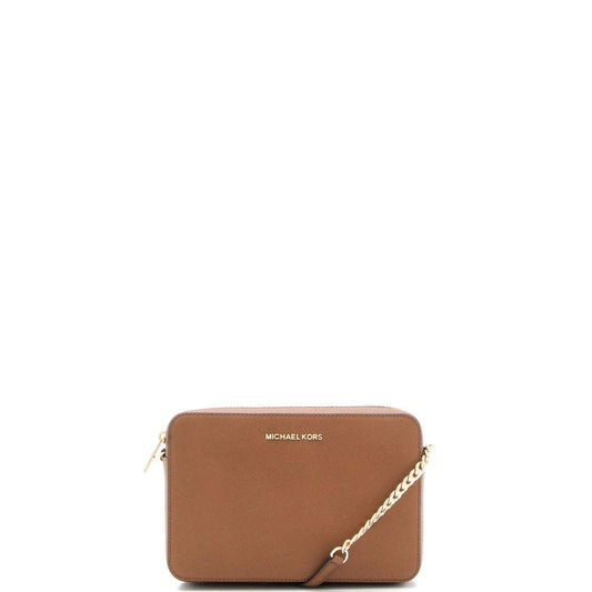 Bolsa chique e versátil - Bolsa grande de couro Jet Set da Michael Kors