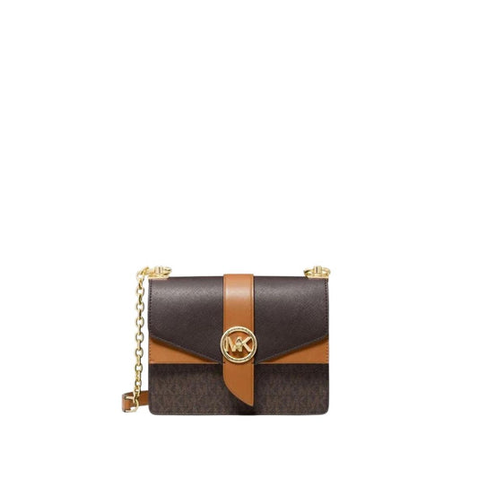 Elegant Refined Shoulder Bag – Greenwich Medium Logo by Michael Kors