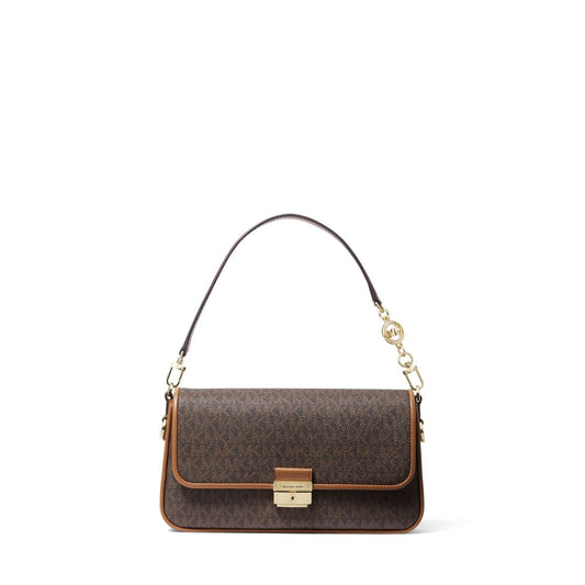 Refined Chic Shoulder Bag – Small Bradshaw Logo by Michael Kors