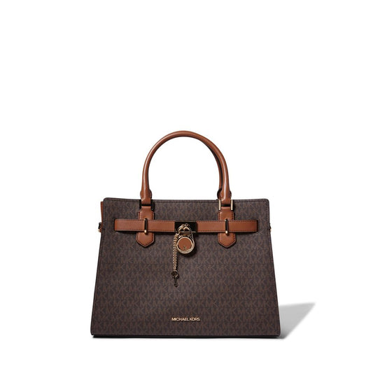 Bolsa de ombro com logotipo médio Michael Kors Hamilton