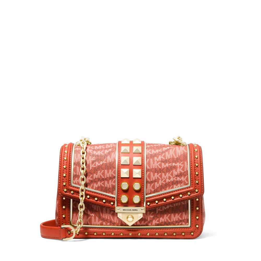 Versatile Luxury Shoulder Bag – Large Soho Logo by Michael Kors