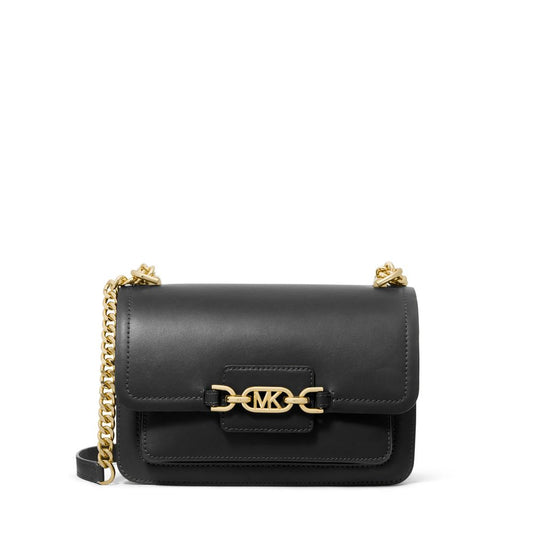 Luxury Refined Handbag – Large Heather Leather Shoulder Bag by Michael Kors
