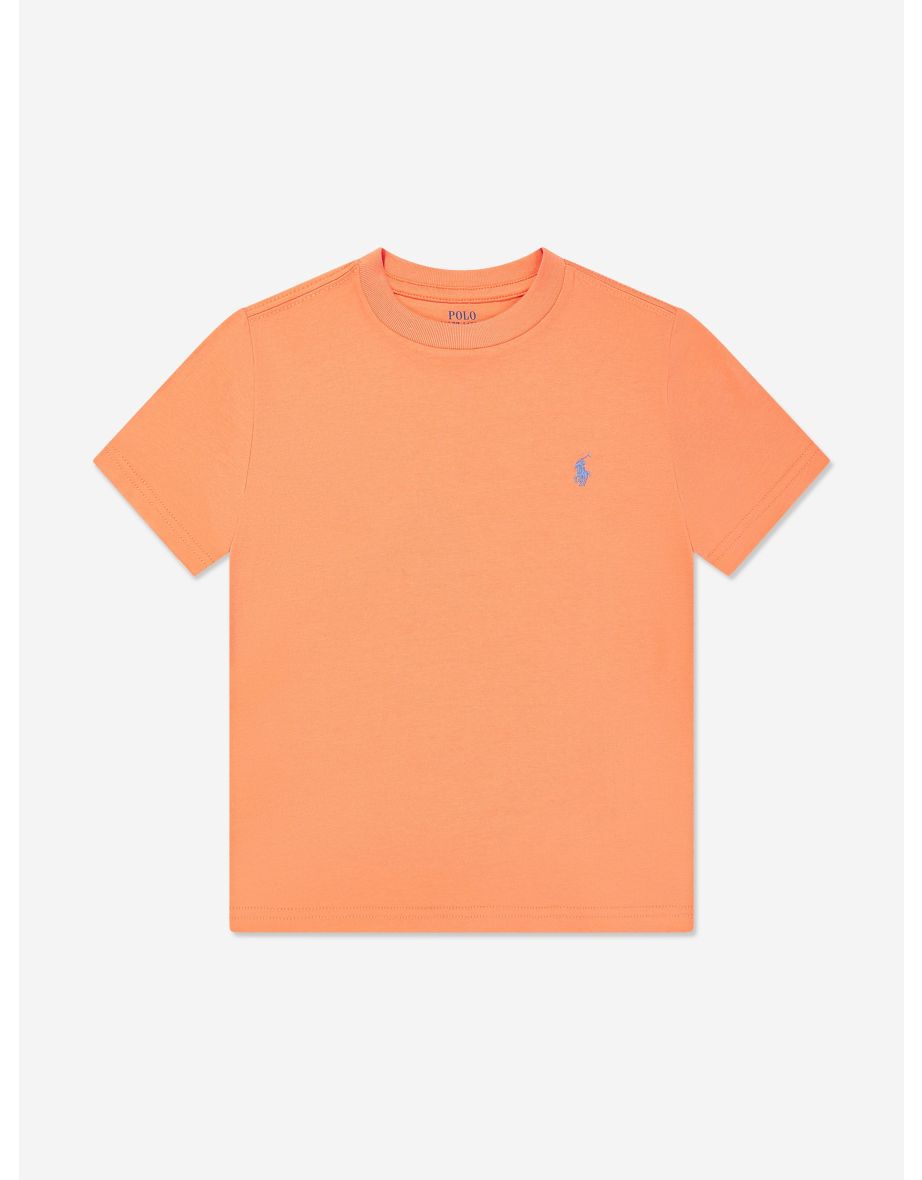 Boys' Orange Logo T-Shirt