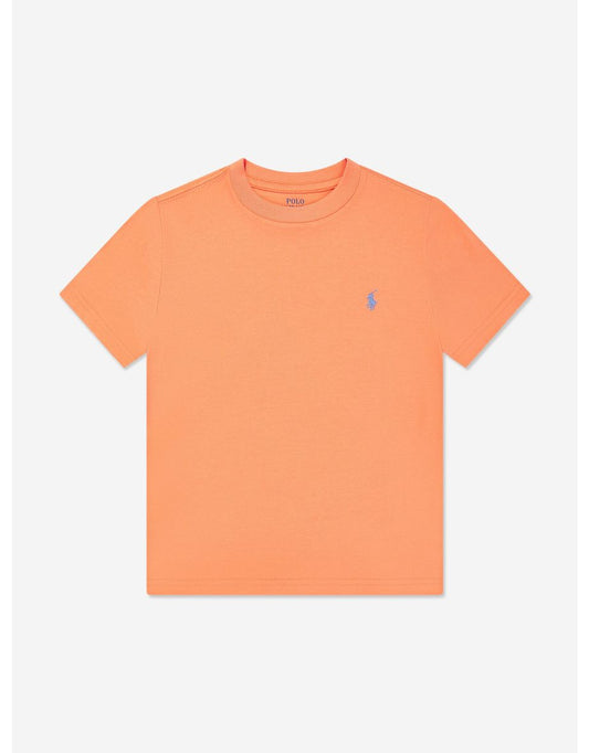 Boys' Orange Logo T-Shirt