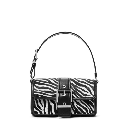 Luxury Refined Leather Shoulder Bag - Colby Medium by Michael Kors