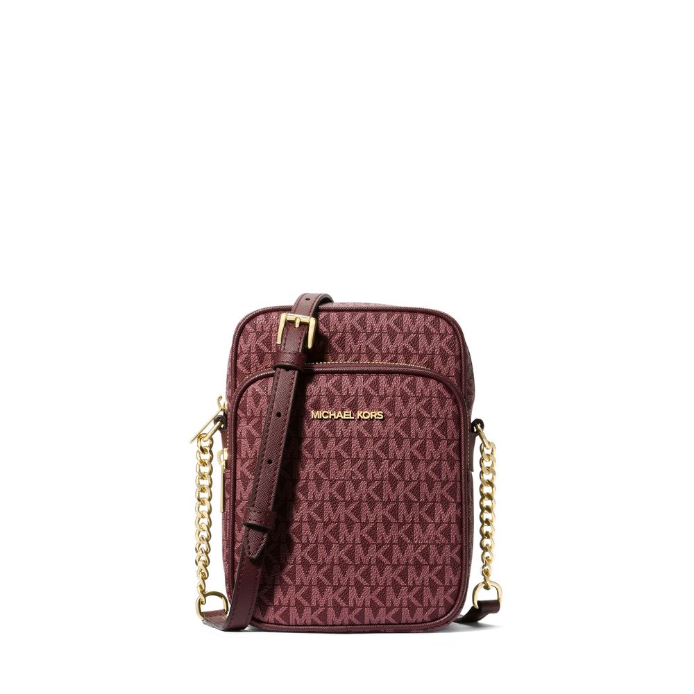Elegante borsa a tracolla chic - Jet Set Logo Medium di Michael Kors