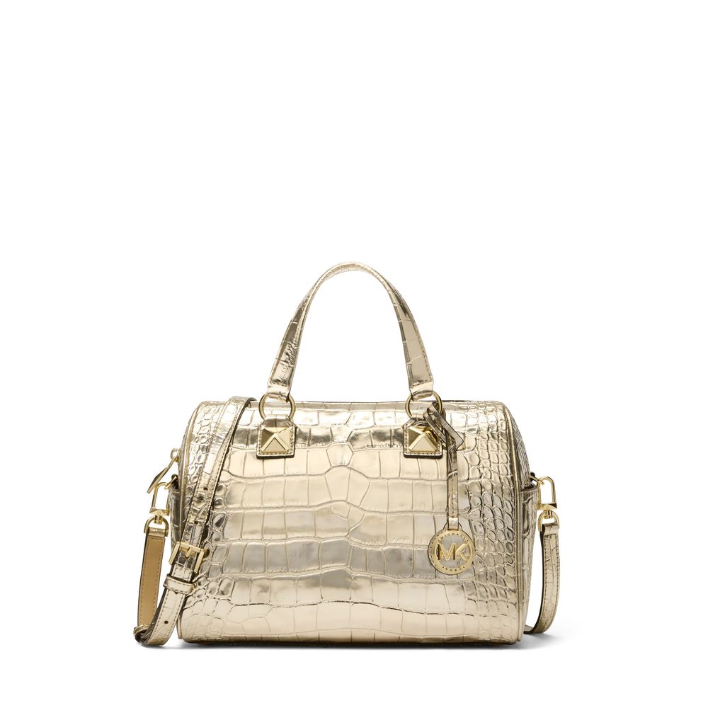 Borsa raffinata per tutti i giorni - Crossbody medio in pelle Grayson di Michael Kors