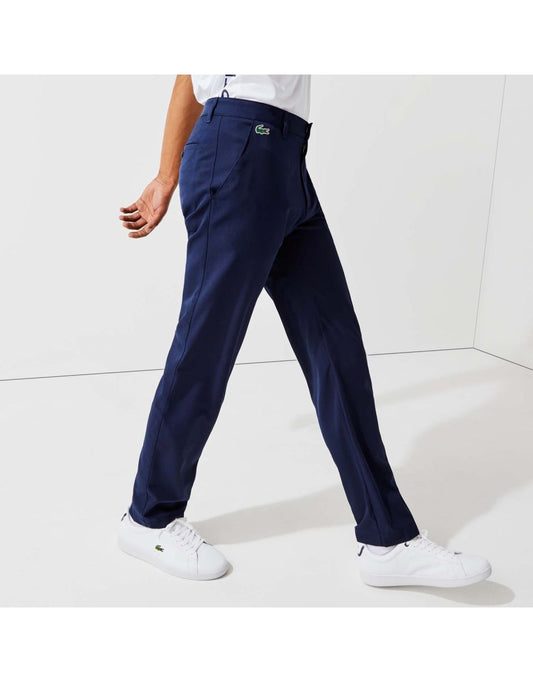 Pantaloni Chino Lacoste Stretch Golf Uomo - Blu