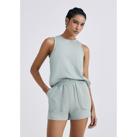 Shorts masculinos de viscose Crepon