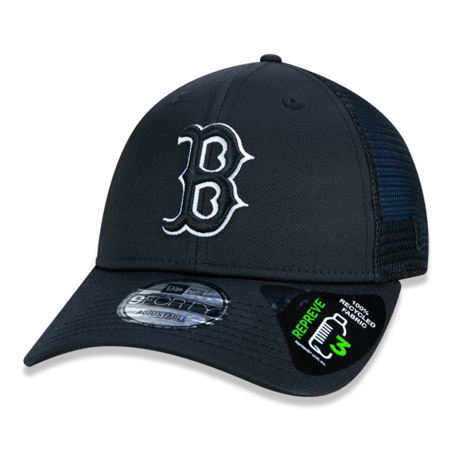 Boné New Era Exclusive - 9FORTY Ajustável com aba curva Boston Red Sox Edição MLB