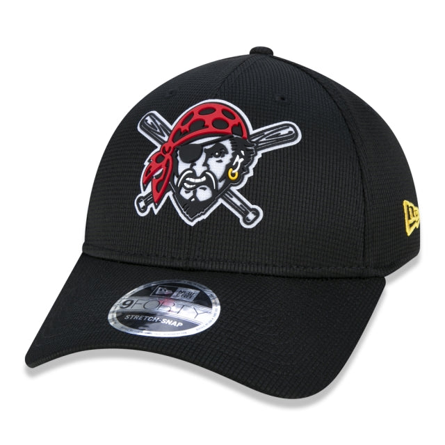 Gorra exclusiva New Era - Gorra 9FORTY Stretch Snap MLB Pittsburgh Pirates Clubhouse Edition