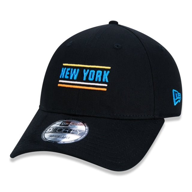 Boné exclusivo New Era - 9FORTY MLB New York Yankees Color Stripe City Edition Chapéu