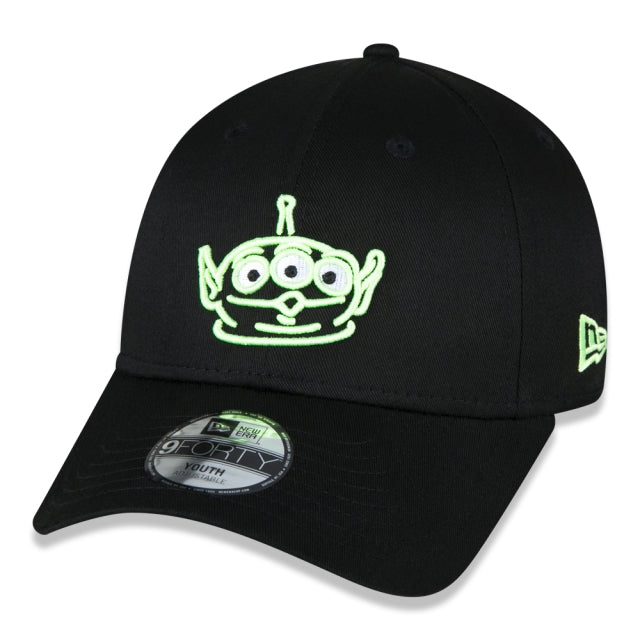 Gorra exclusiva New Era - Gorra infantil 9FORTY Disney Toy Story Edición Alien