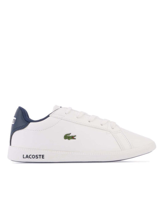 Tênis Lacoste Graduate para menino em branco