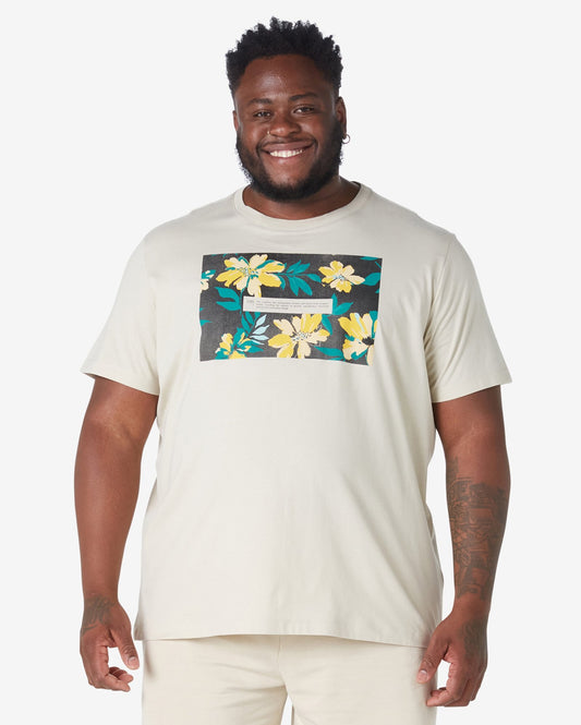 Maglietta uomo plus size a maniche corte Life Khaki Allman By Riachuelo