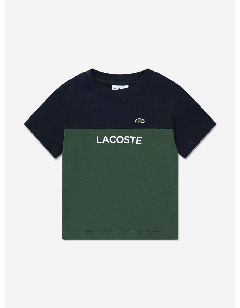 Camiseta Colorblock Azul Marino