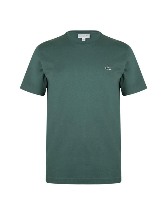 Camiseta masculina Lacoste Crewneck Pima Cotton Jersey - Verde
