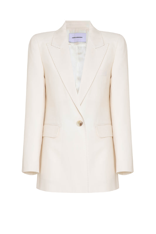 Blazer Lã Lidia Off White