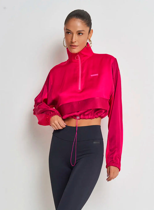 Chaqueta deportiva de satén