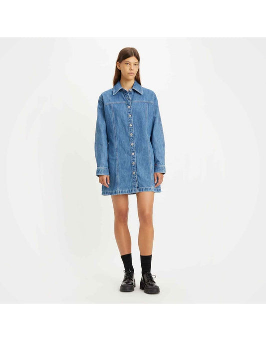 Vestido feminino Levi's Shay Blue Denim