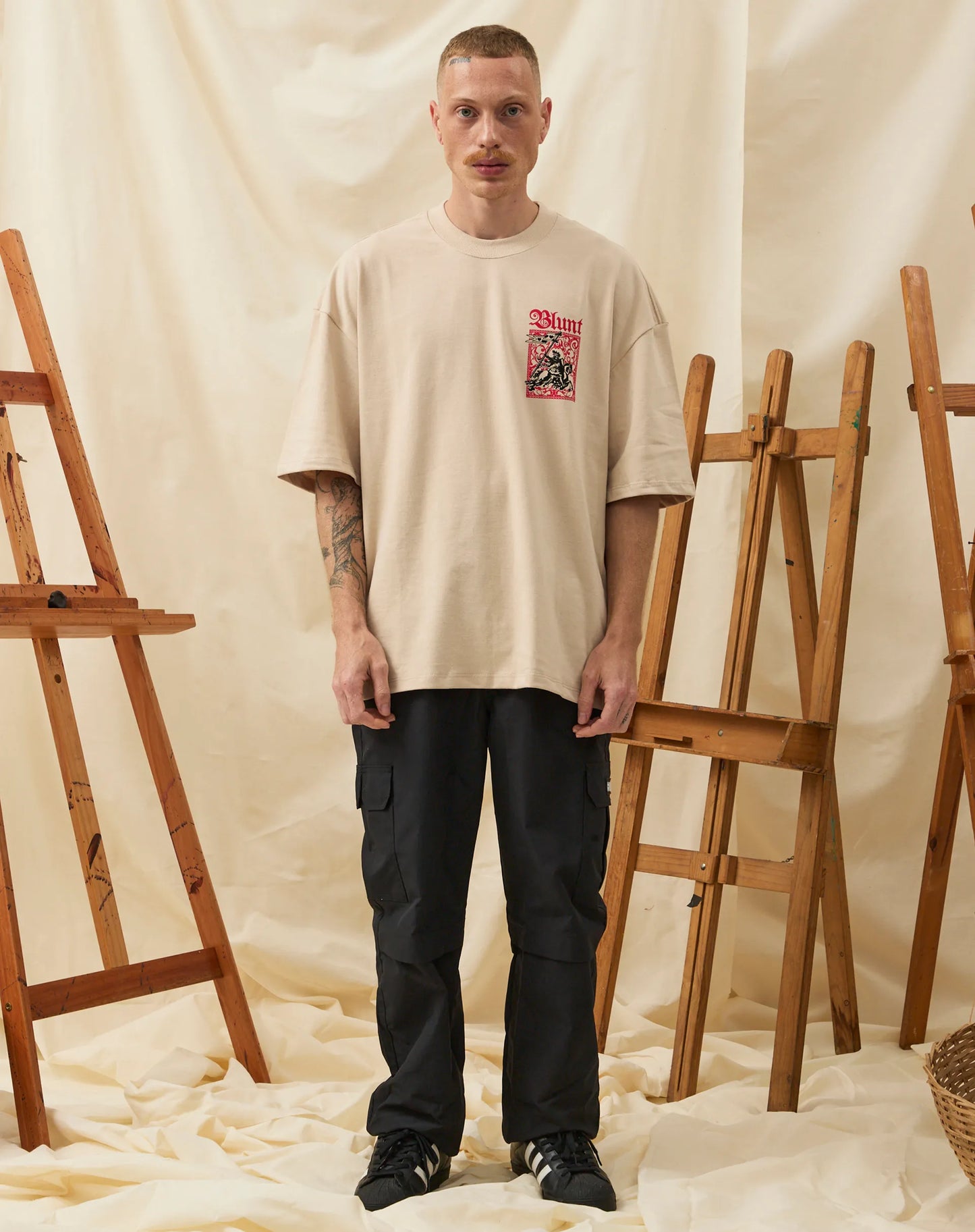 Oversized Graphic T-shirt with Back Print