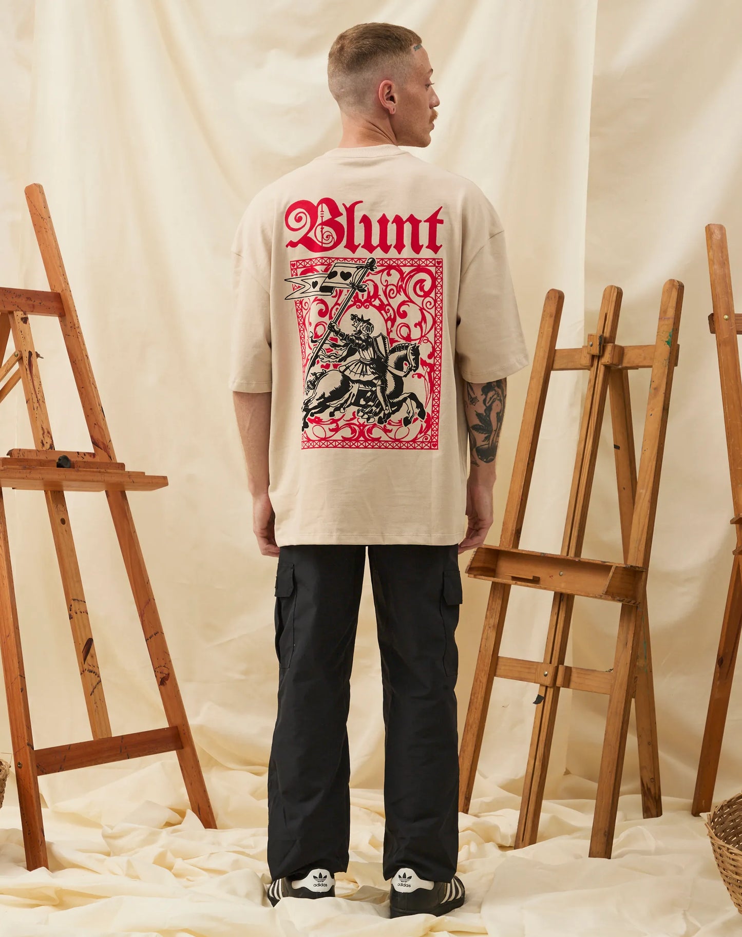Oversized Graphic T-shirt with Back Print