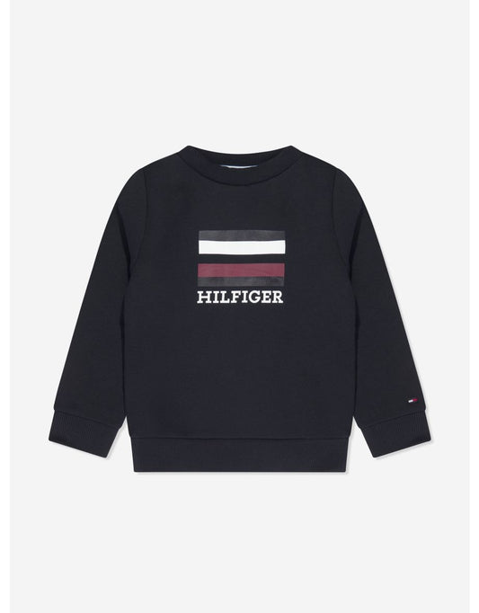 Boys Logo Sweatshirt in Navy
