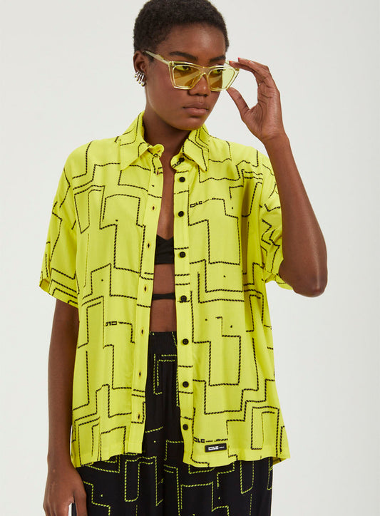 Camicia sciolta con bottoni