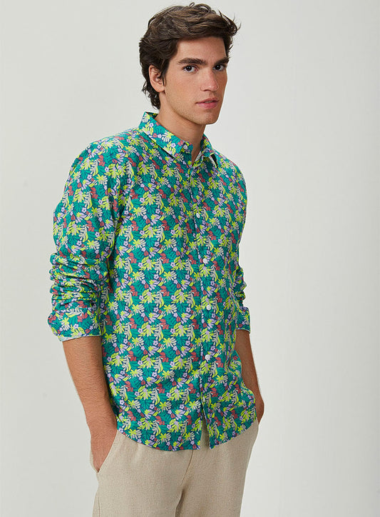 Slim Fit Printed Shirt