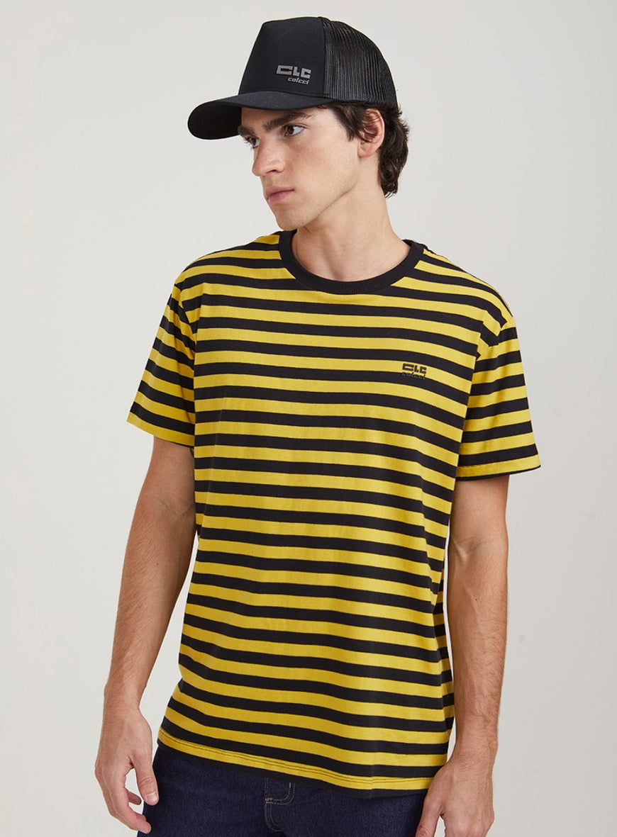 Striped Short Sleeve T-Shirt Clc
