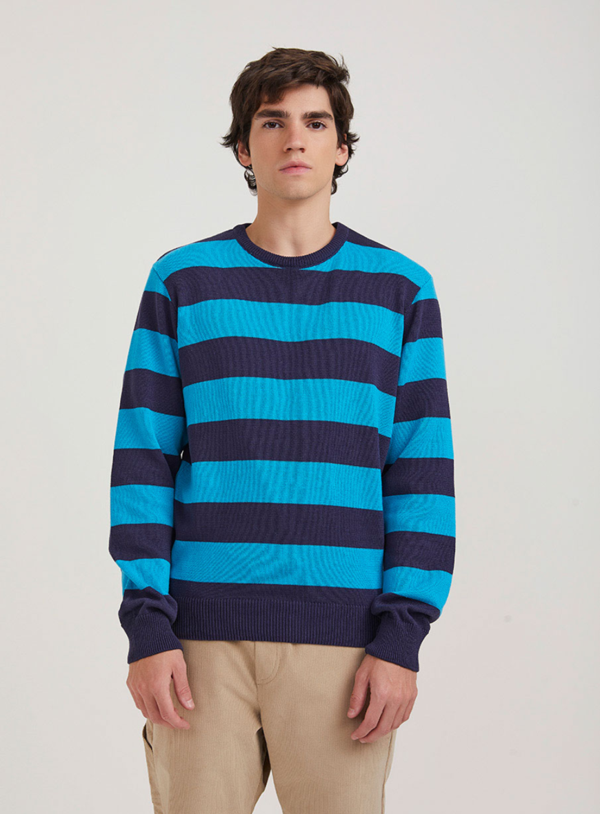 Striped Knit Sweater Clc