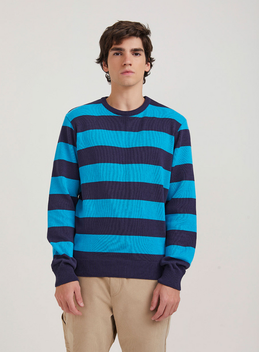 Striped Knit Sweater Clc