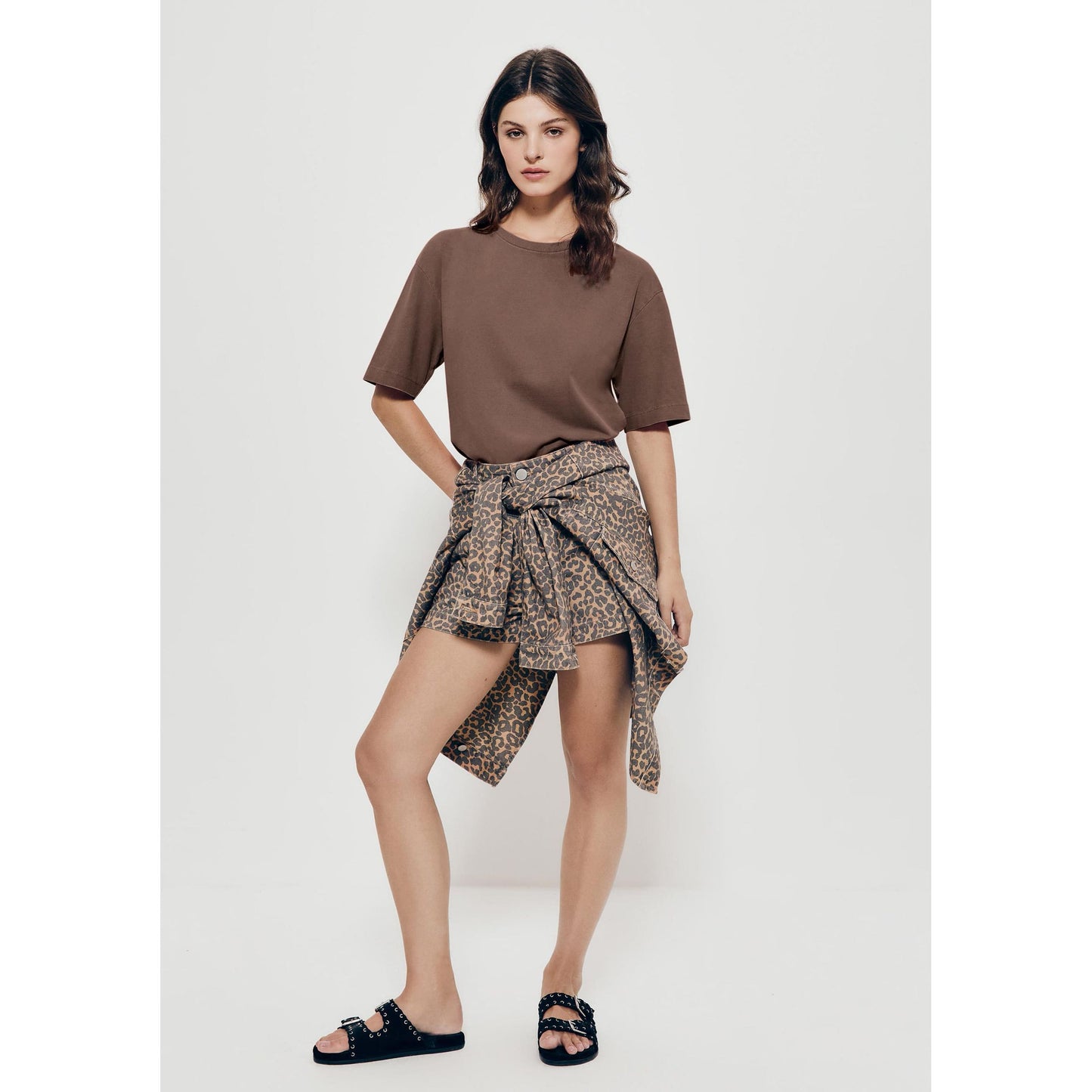 Camiseta oversize de manga corta para hombre