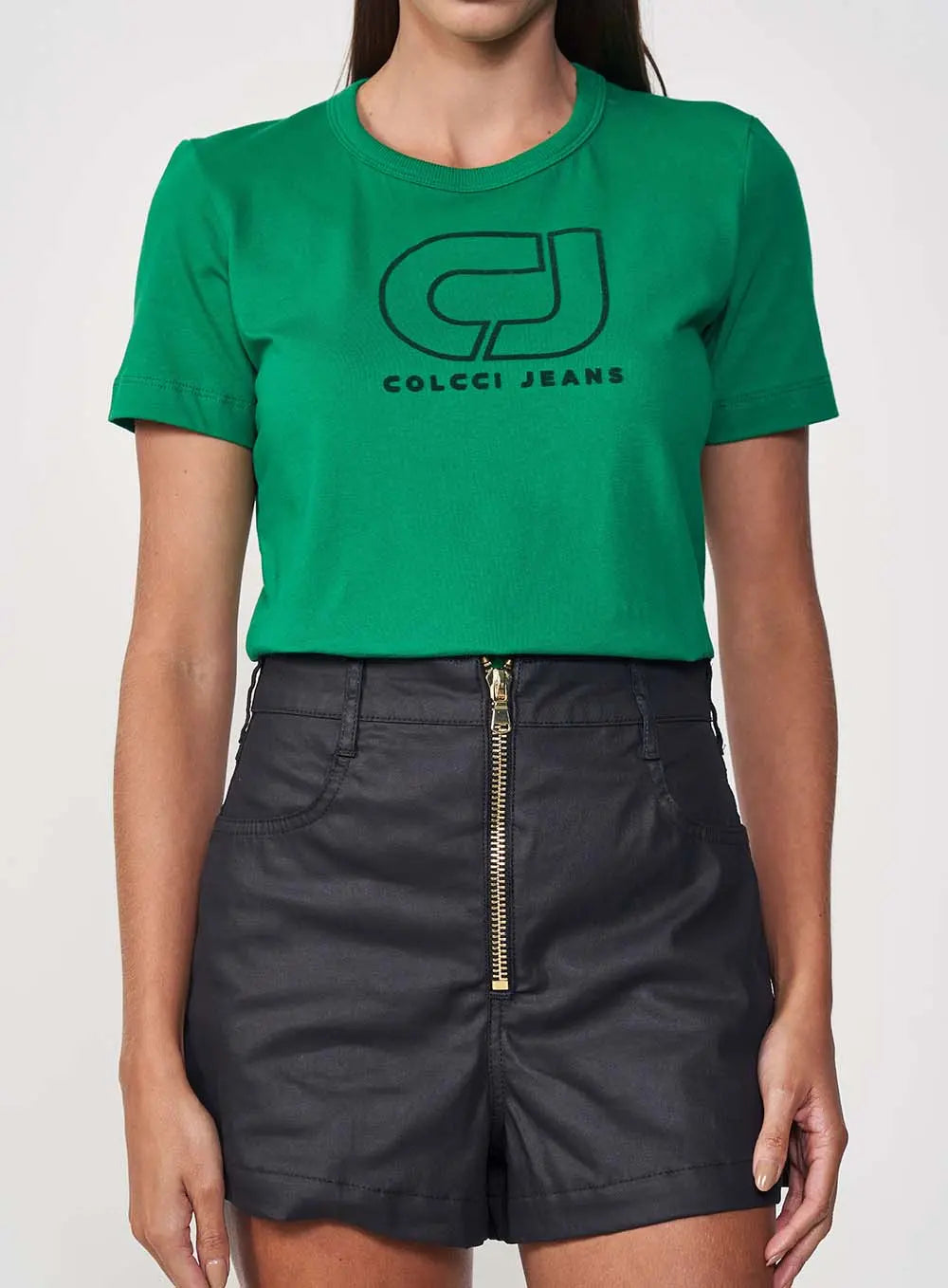 Camiseta lisa con logotipo